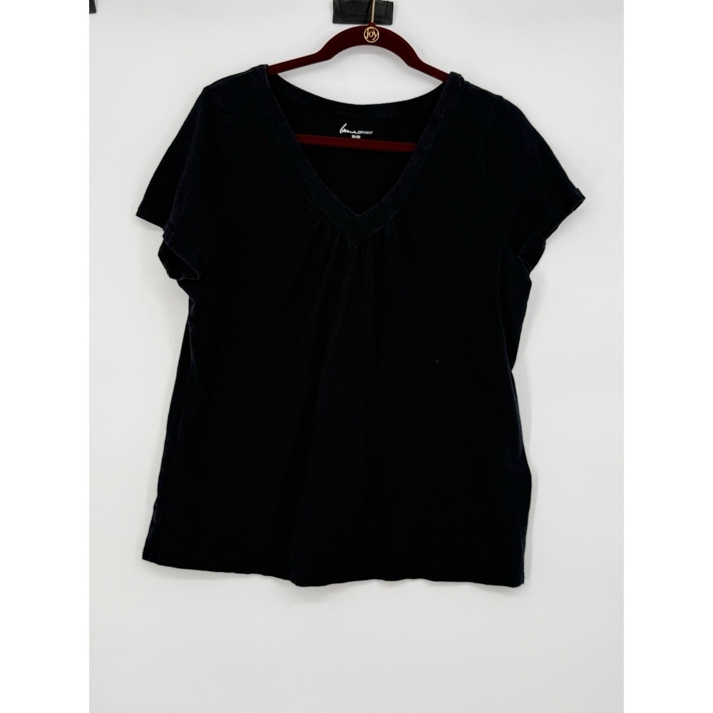 Lane Bryant Women's Vneck Short Sleeve Top 18/20